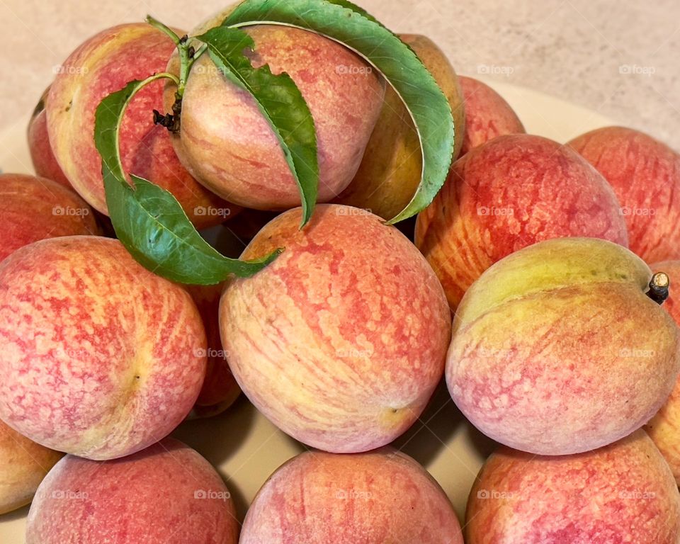 Fresh peaches