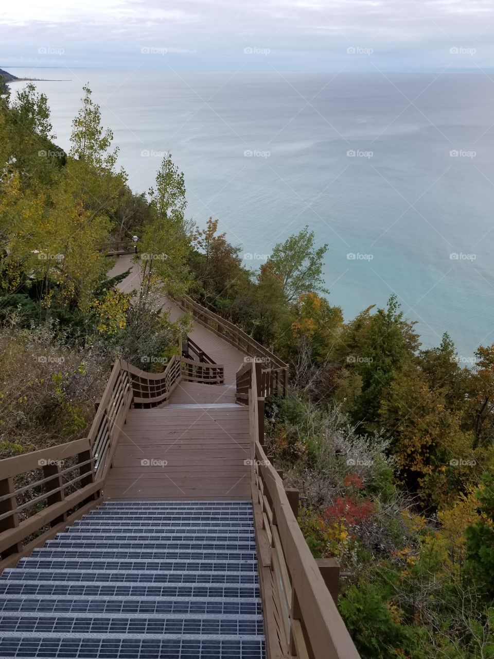 Scentic Overlook on Lake Michigan