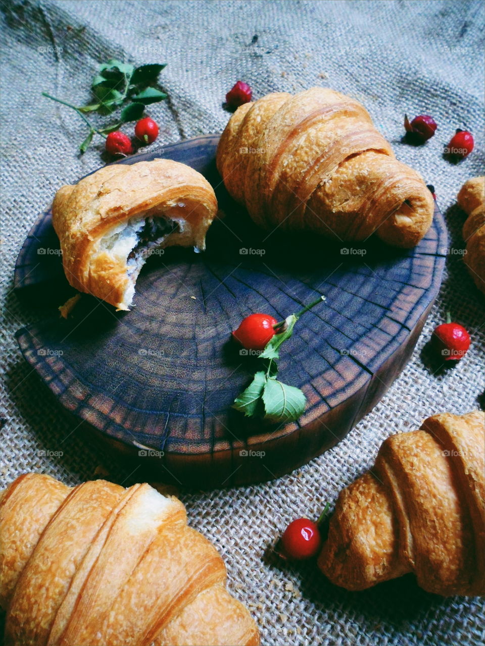 homemade croissants