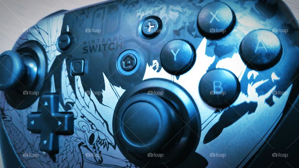 Game Pad. Monster Hunter Rise.