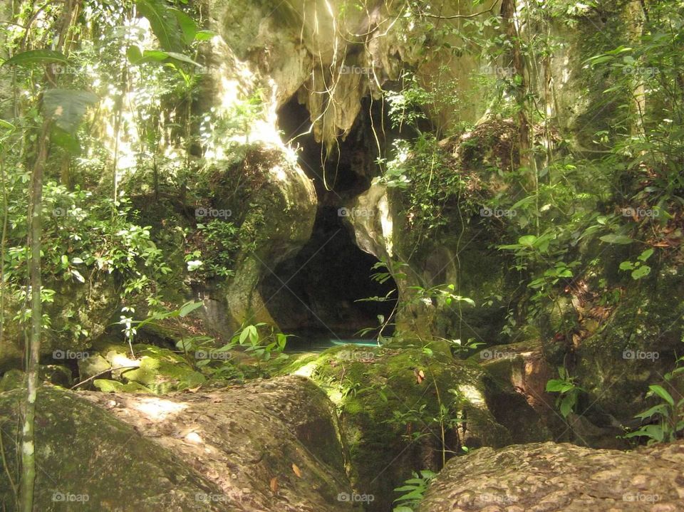 Caving in Belize