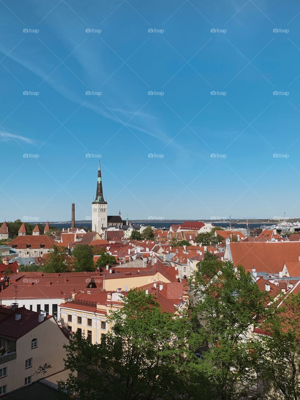 Great view on Tallinn’s Old Town