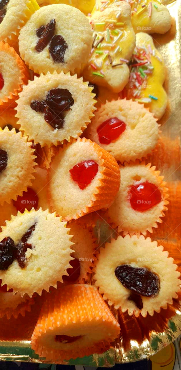 Assorted homemade almond paste sweets