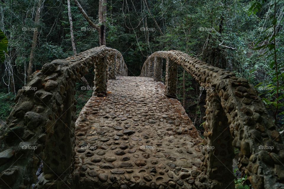 Rocks bridge