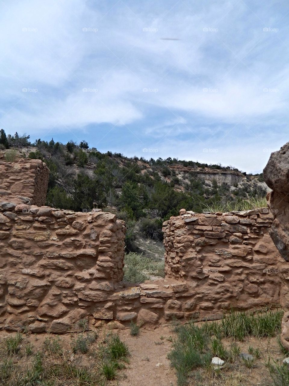 Pueblo Indian ruins