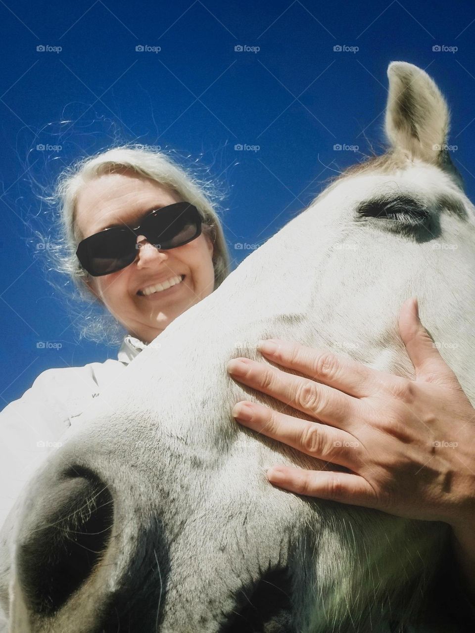 A Selfie Portrait of Me & My Horse Heart