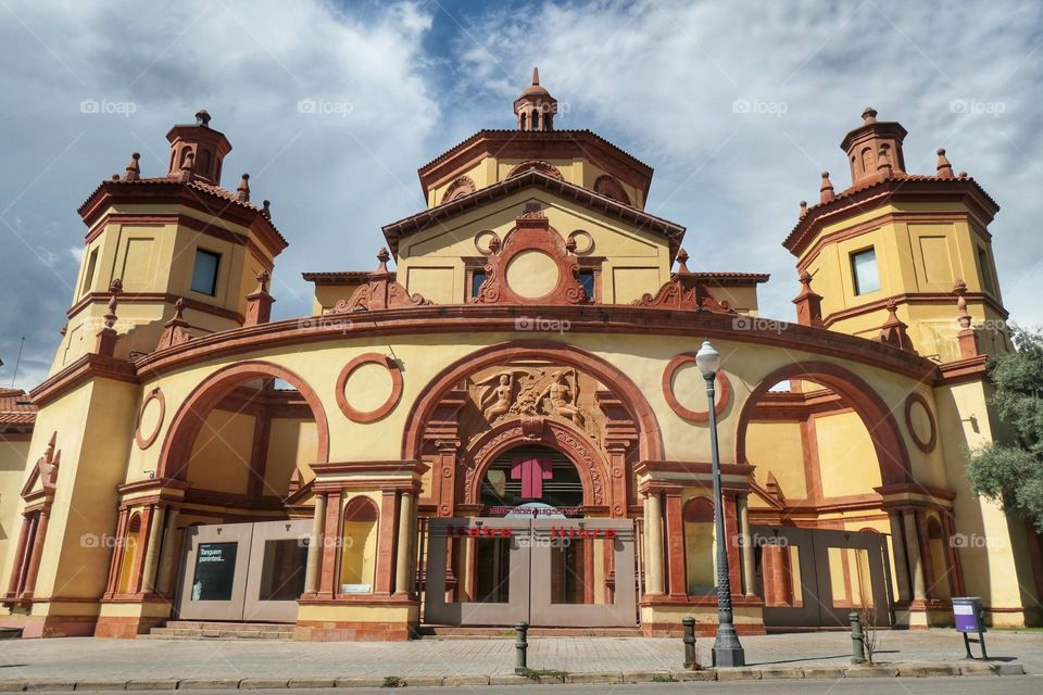 Facade of the Teatre Lliure of Barcelona