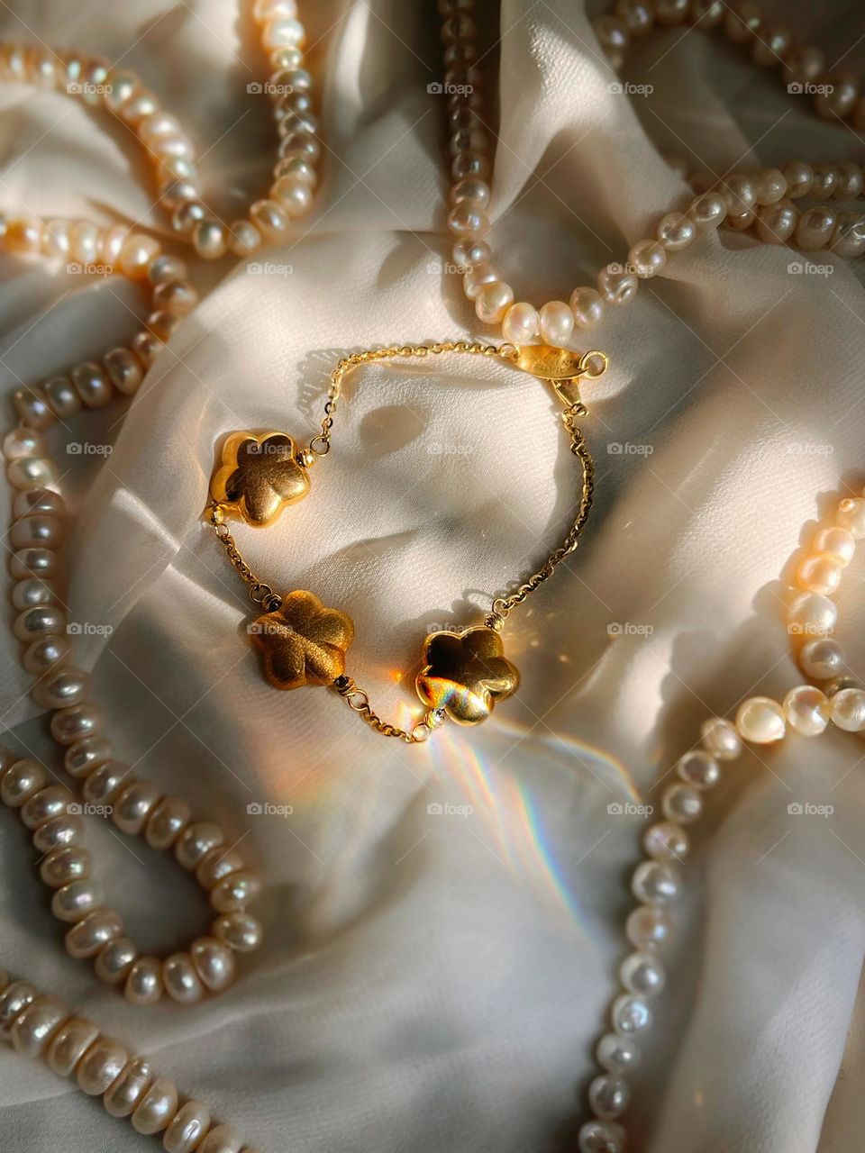 Pearls and gold