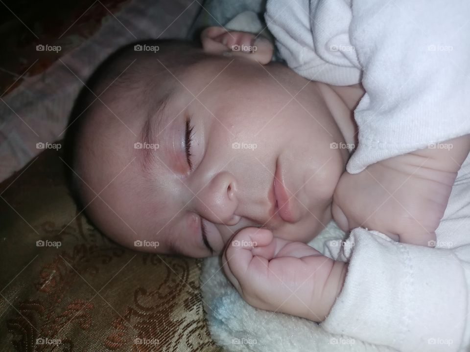 Baby is sleeping
