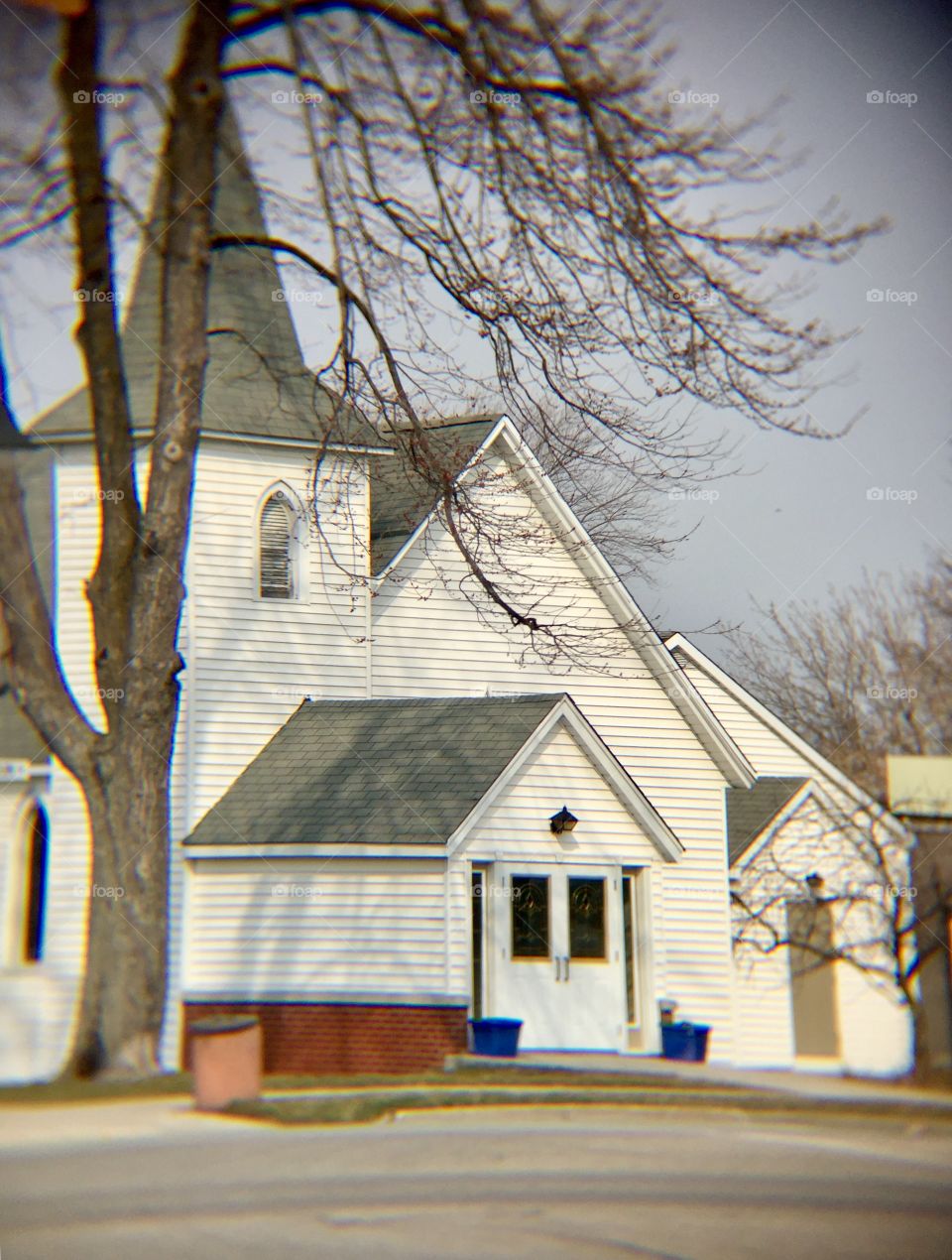 Old small town church