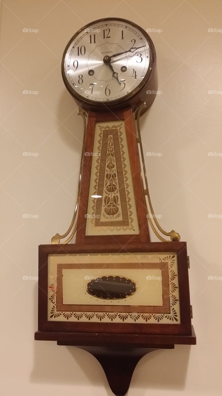 Grandfather's wall clock