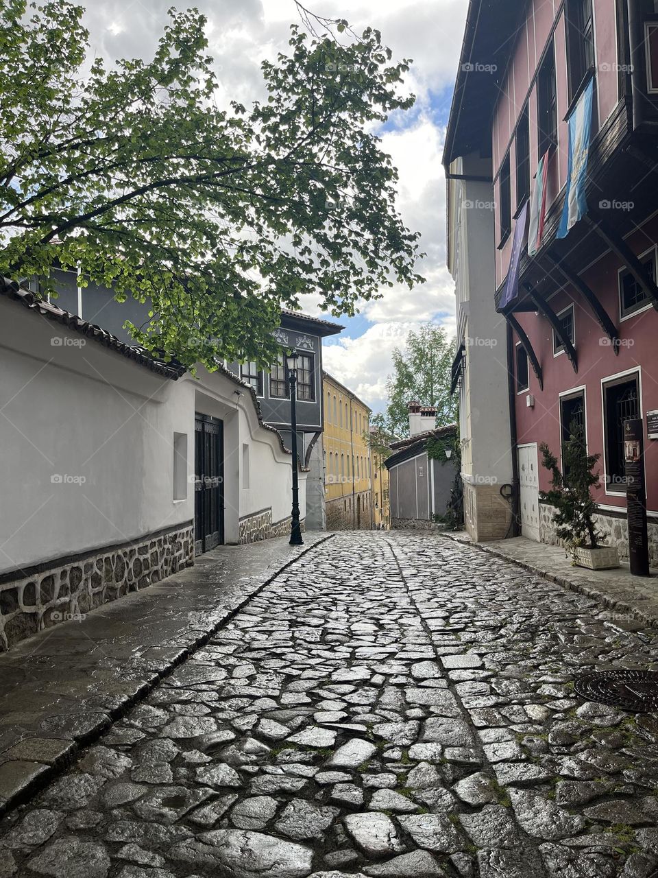 Rainy ancient city - Plovdiv