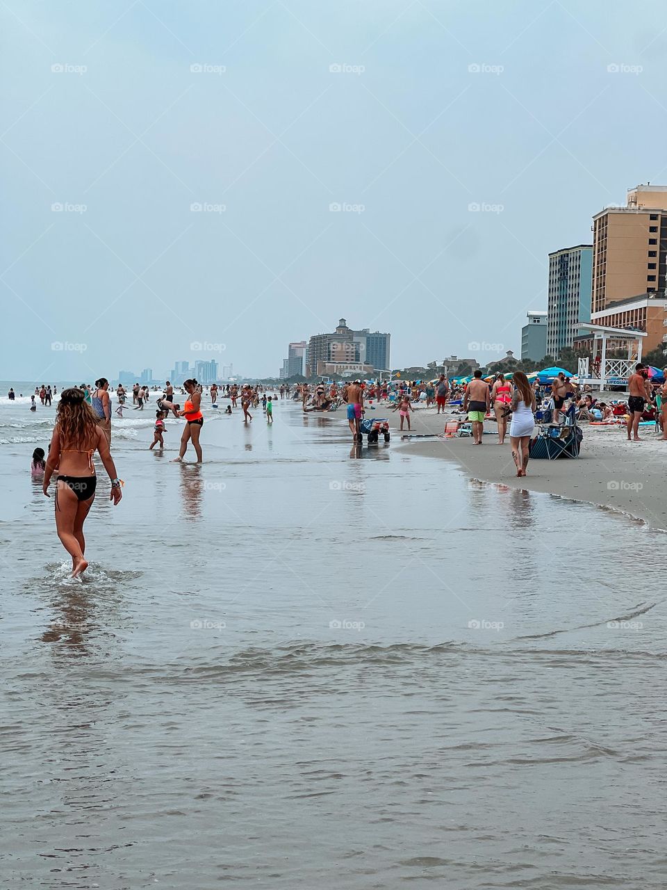 Crowded Beach