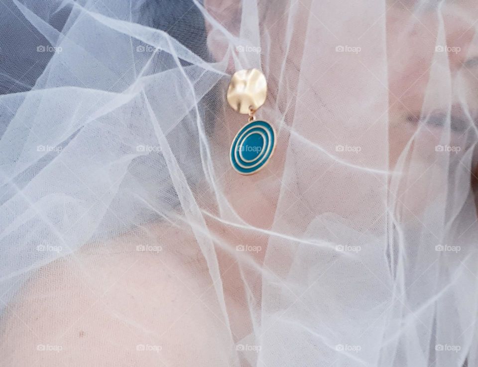 Aesthetic photo of earrings