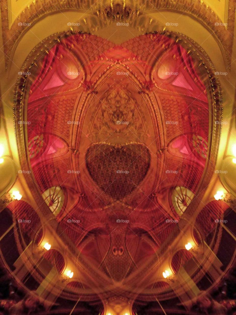 Chicago theater ceiling