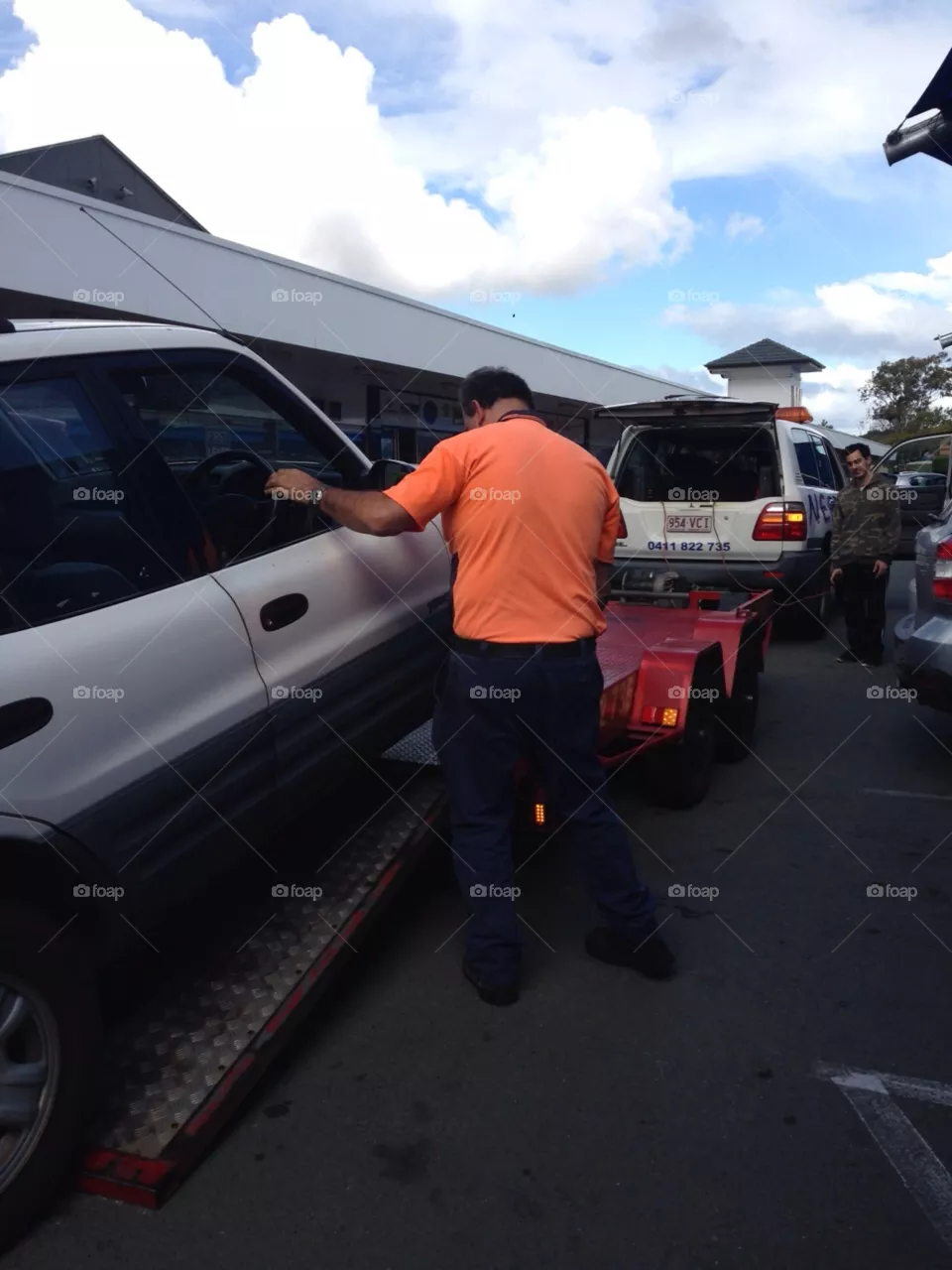 car towed