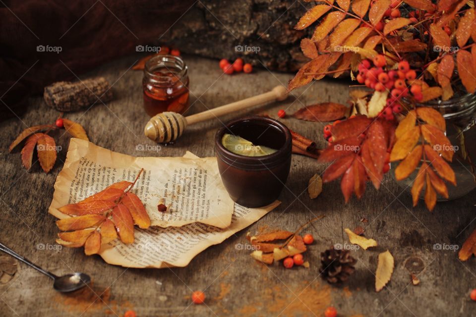 Autumn still life 