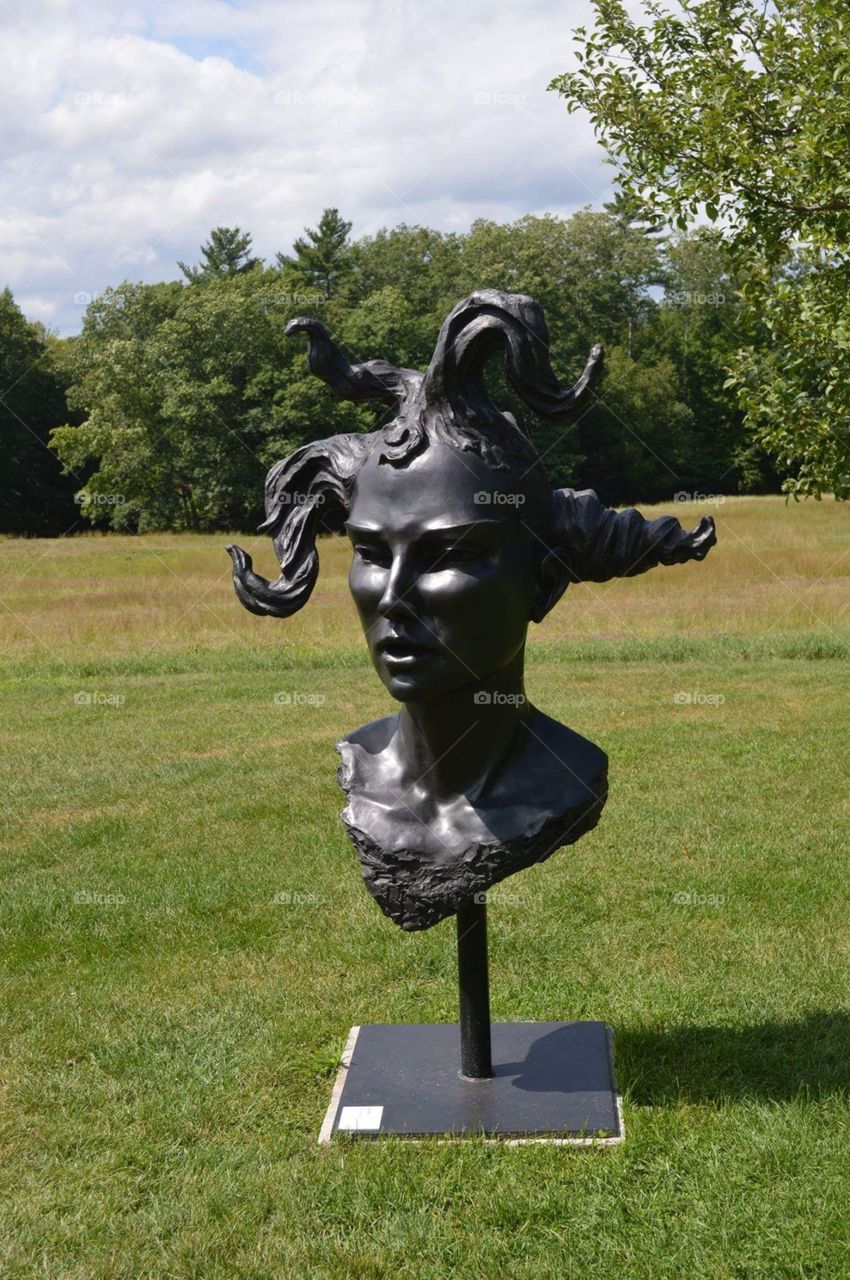 Statue at Saint-Gaudens, Cornish, NH