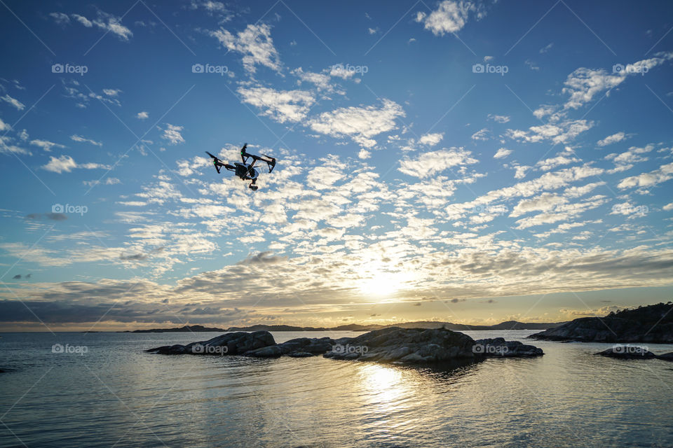 Drone Sunset