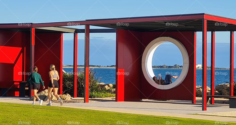 Shelter with ocean views!