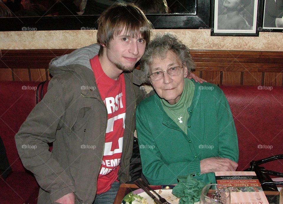 Gran and grandson 