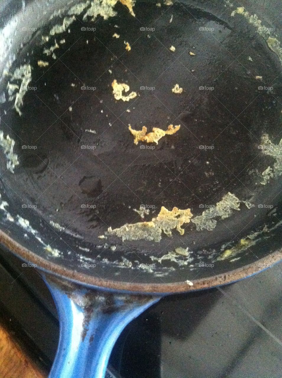 Dirty frying pan 
