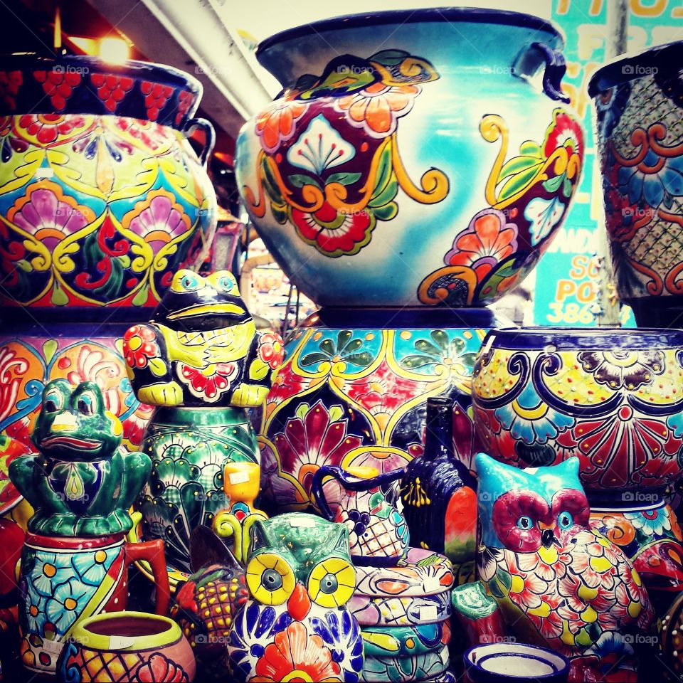 Colorful Pottery