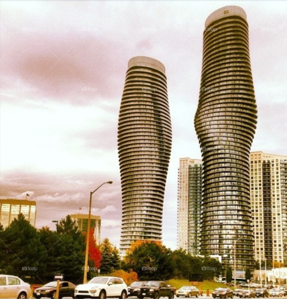 The Marilyn Monroe building in Mississauga Ontario Canada