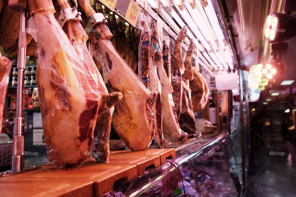 Serrano ham (jamón)