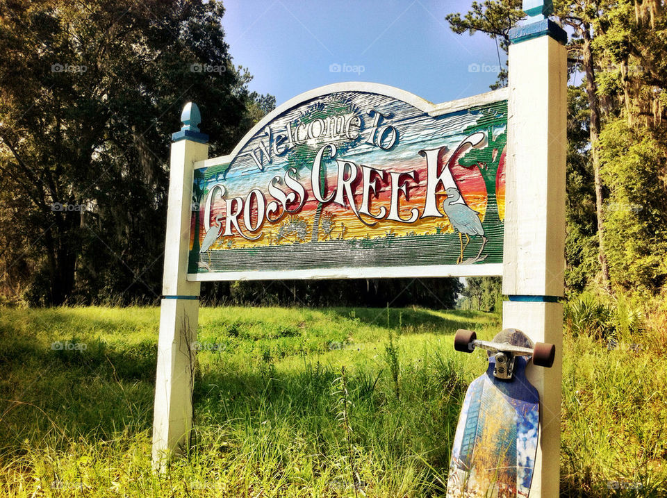 grass sign afternoon longboard by vegatron