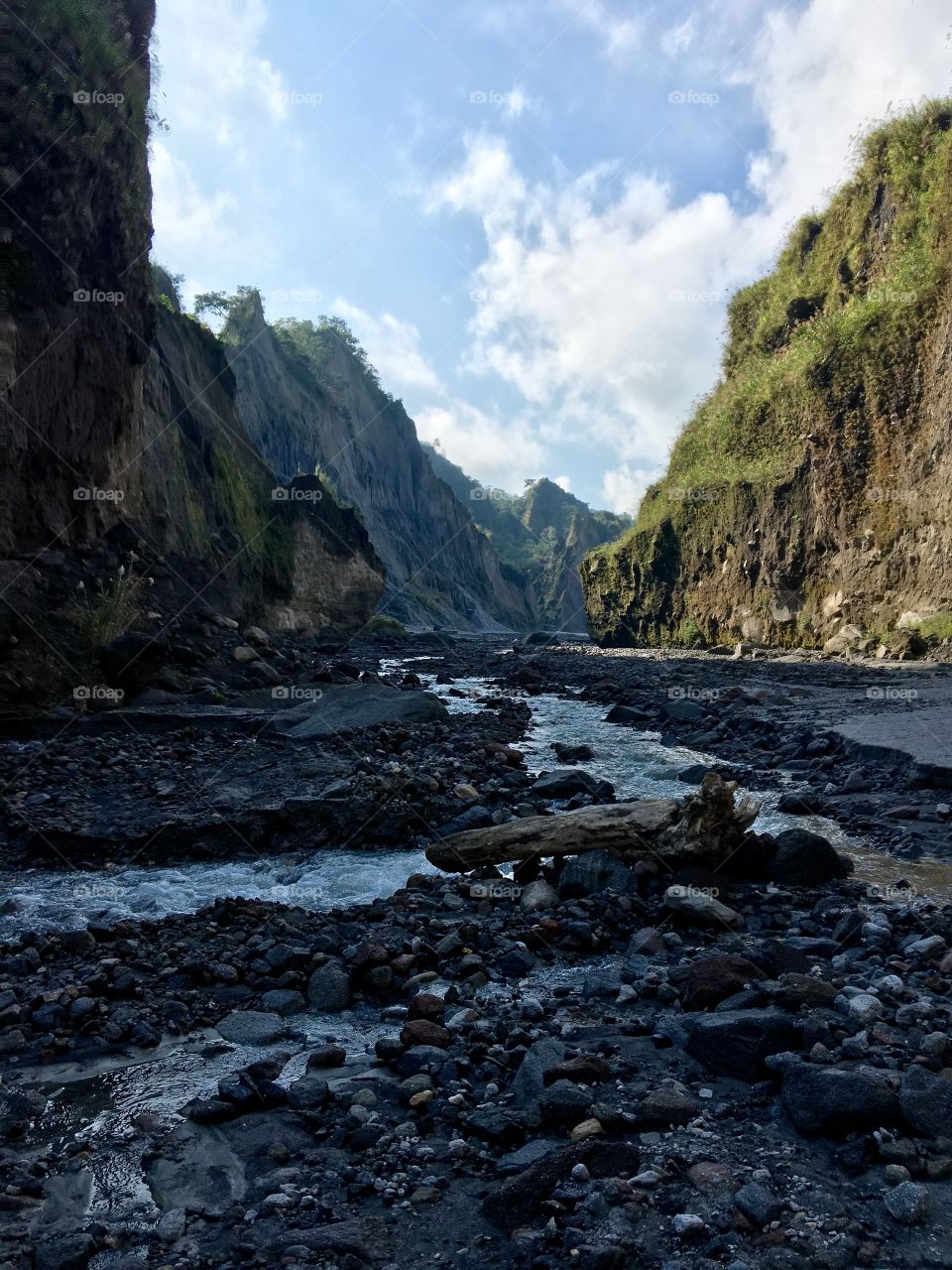 Mt Pinatubo Lava Path
