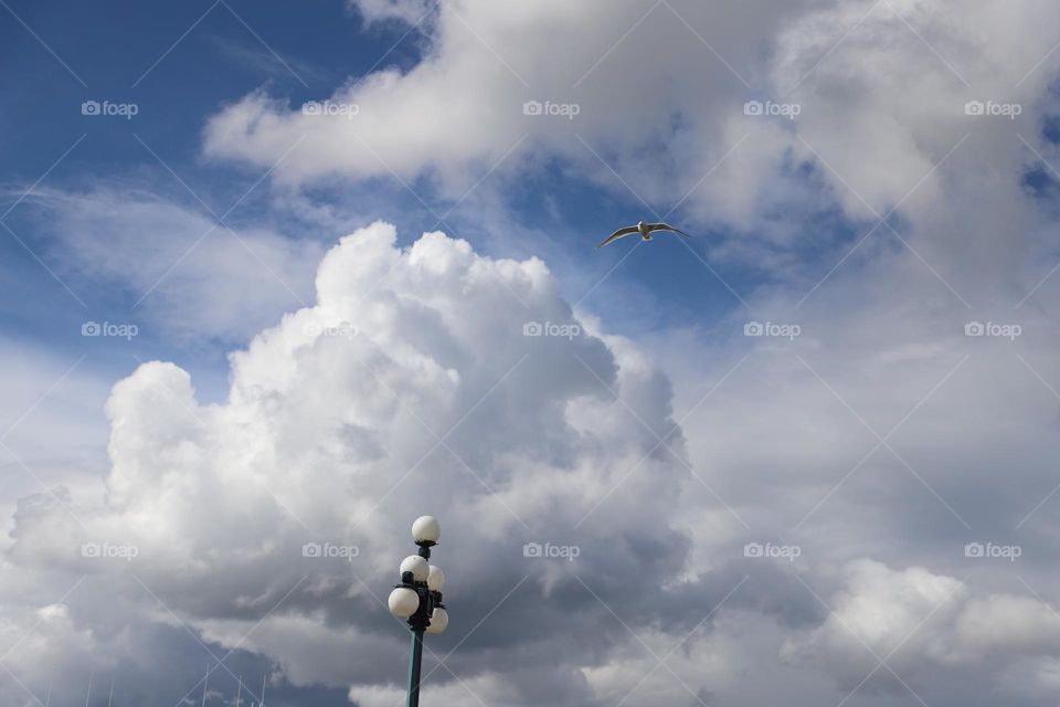 Beautiful cloudy sky 