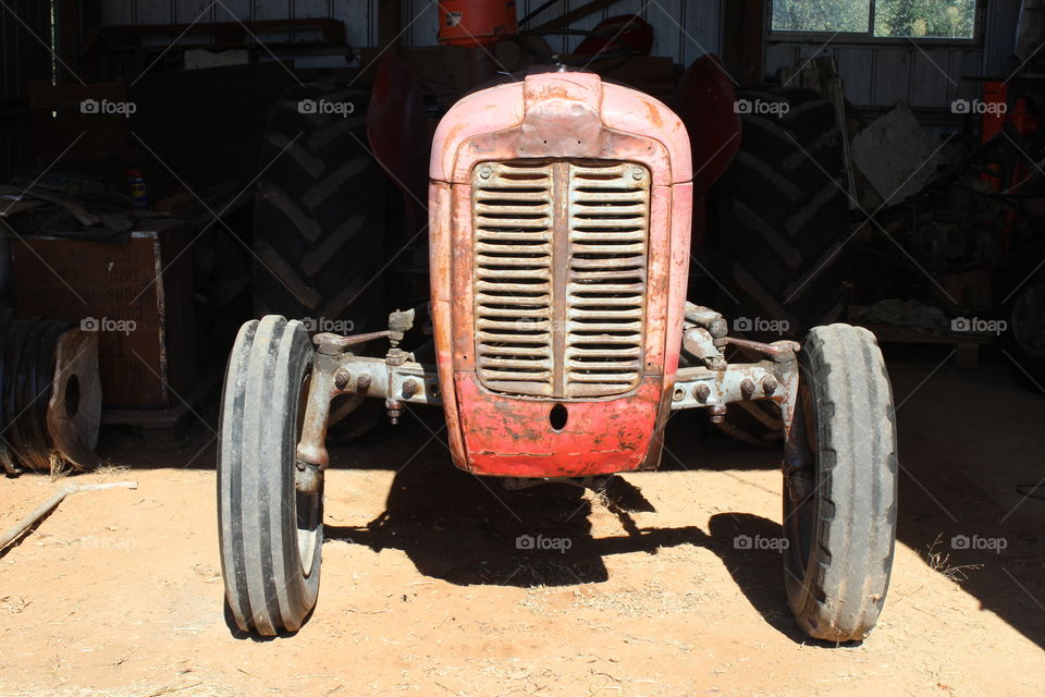 Old tractor