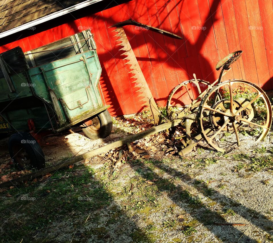 old farm equipment
