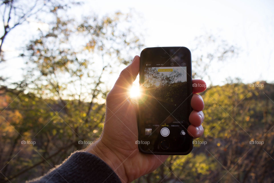 Natural Flas. During the golden hour, I thought it would be cool to take a pic of me taking the golden pic. A golden moment!