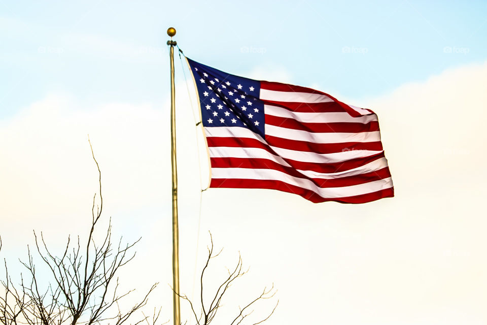America the Beautiful- local flag in my Neighborhood.  