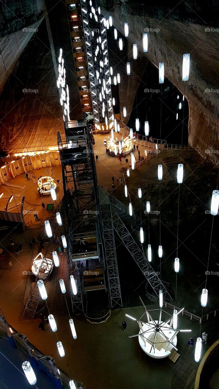 salt mine Turda, Romania