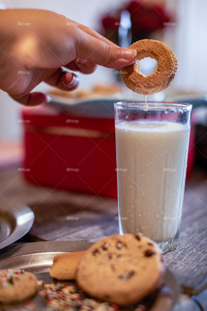 Milk and cookies