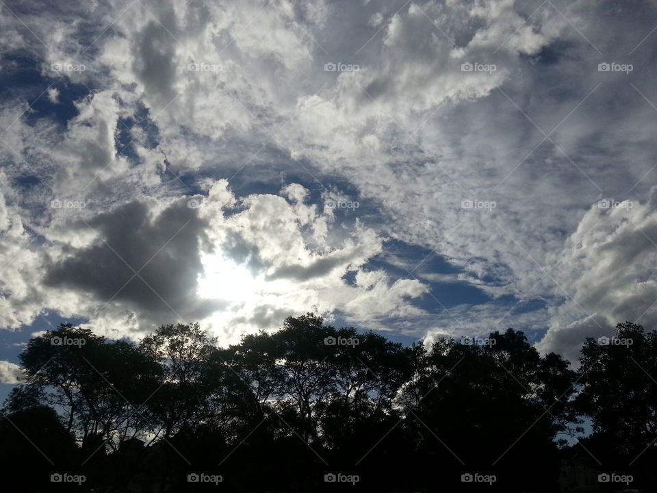 Clouds in the sky 