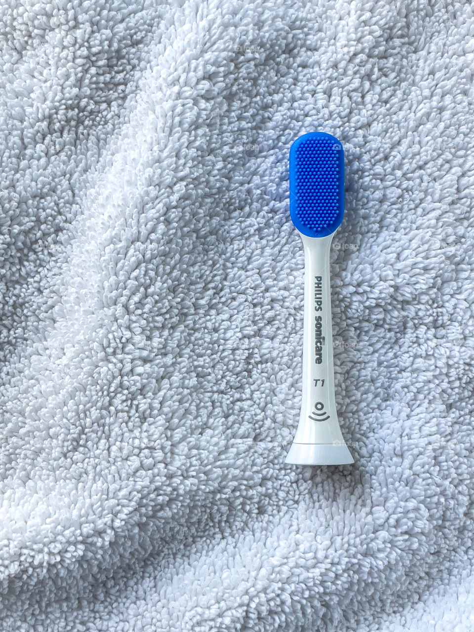 Tooth brush on towel 