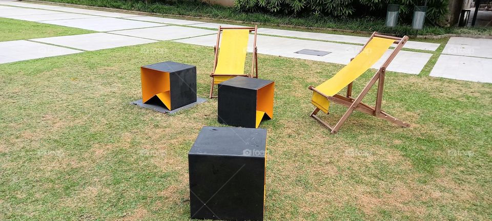 Sente e fique a vontade