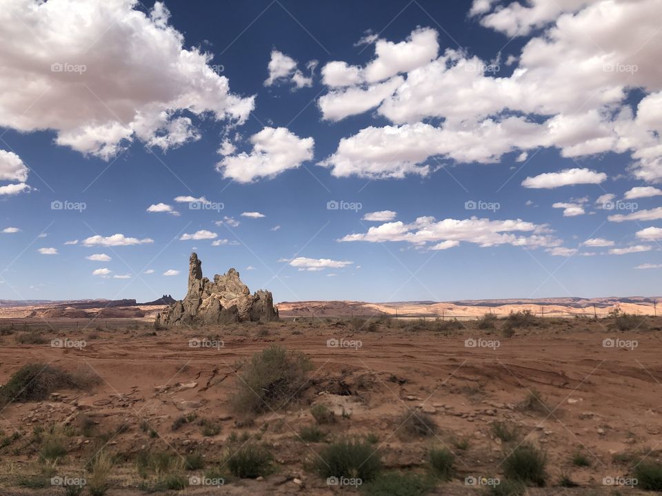 In the middle of somewhere