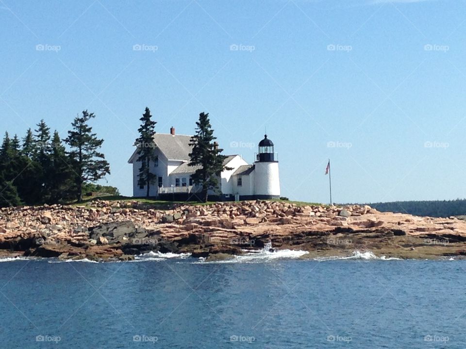 Lighthouse in Maine 