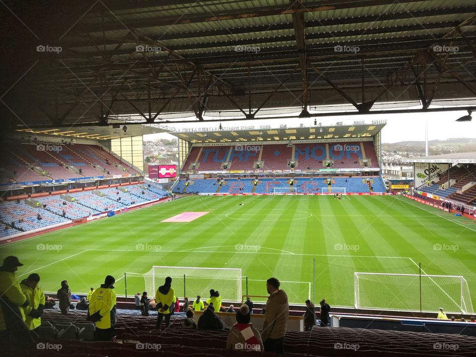 A fans view from the away end at Turf Moor the home of Burnley football club. £20.00