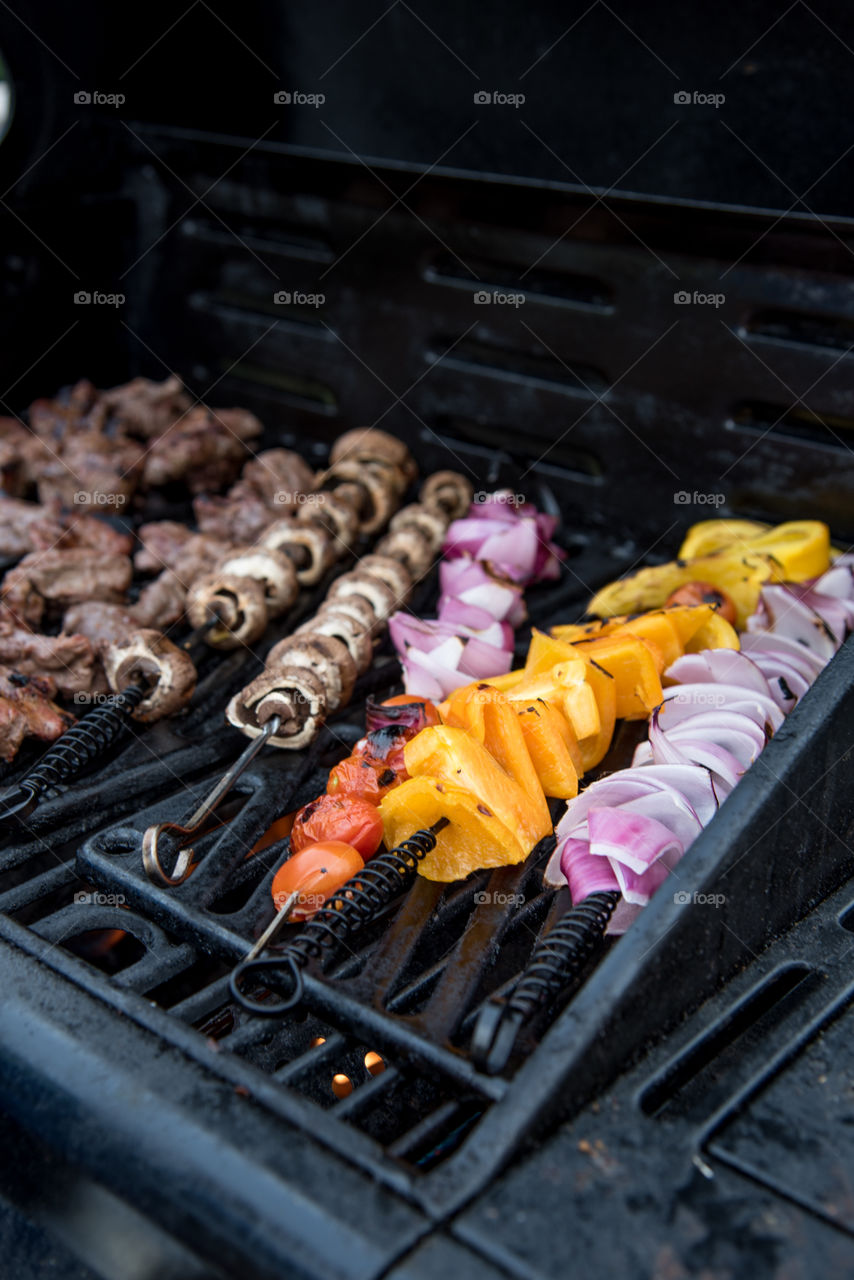 Some grilled vegetables make a delicious meal for all to enjoy