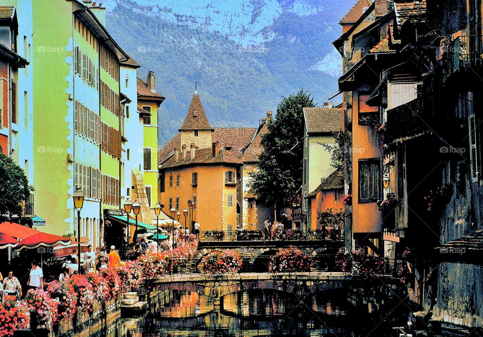 Annecy. Annecy les bains French Alps