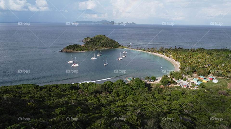 Salt Whistle Bay From Above