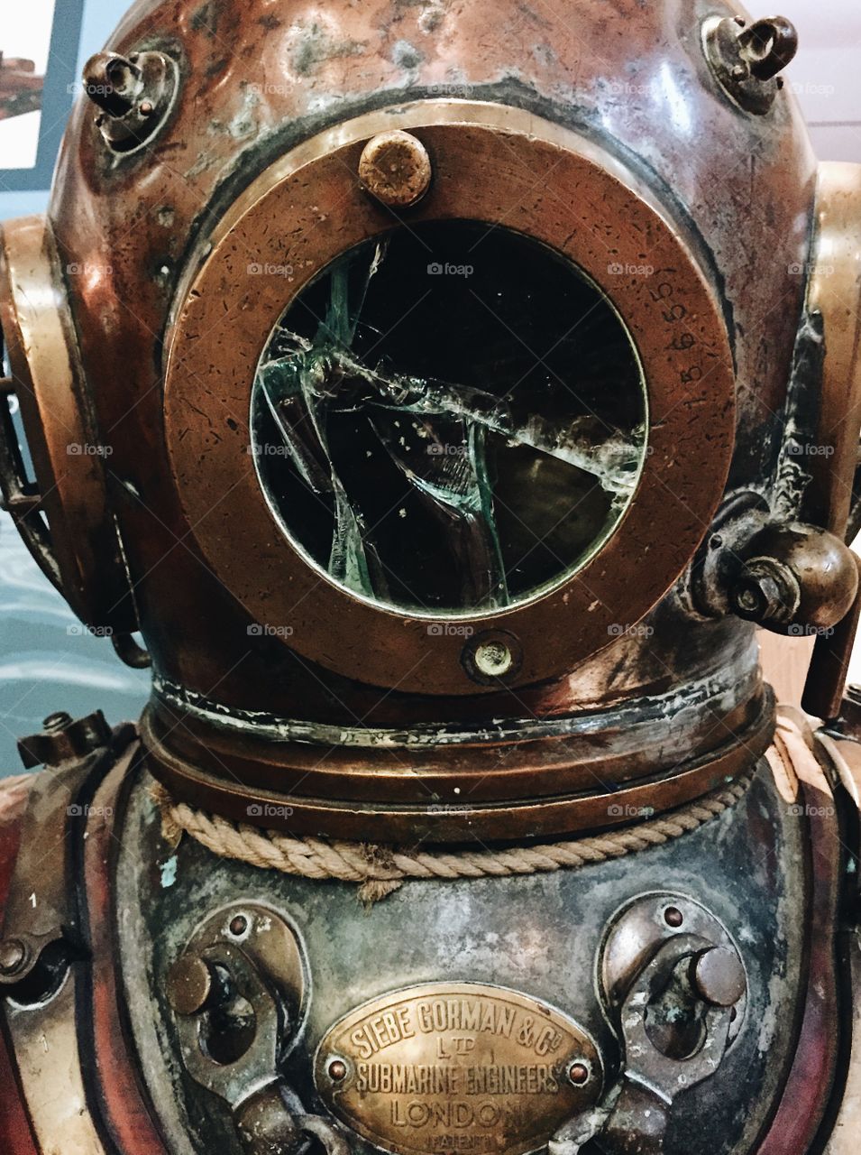 Antique scuba diving 