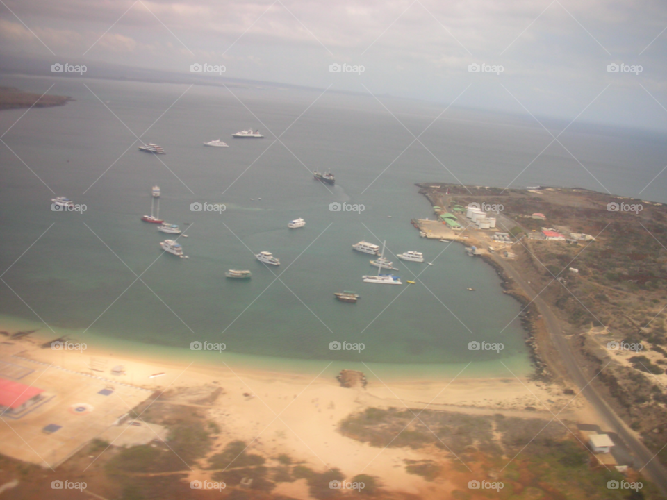 beach airplane harbour by izabela.cib