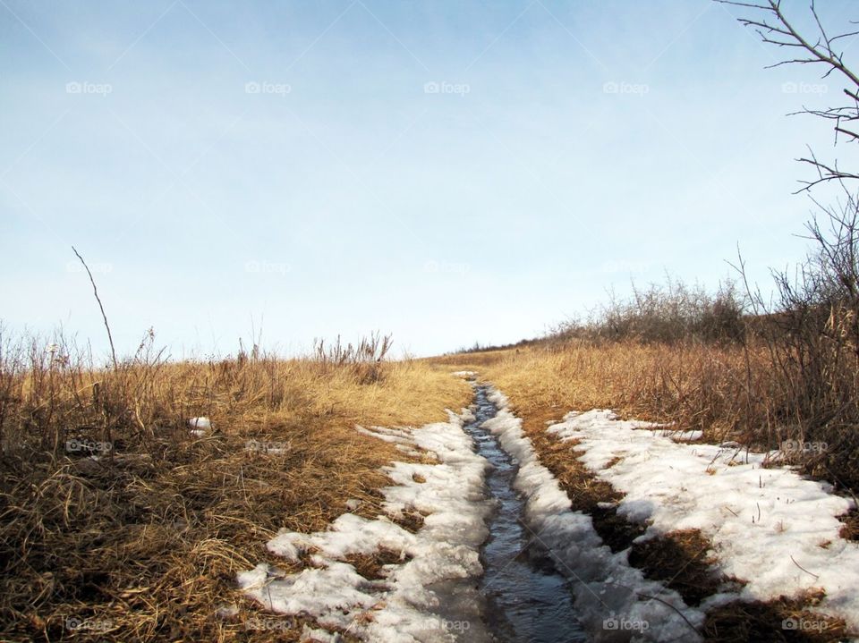 Icy pathway 